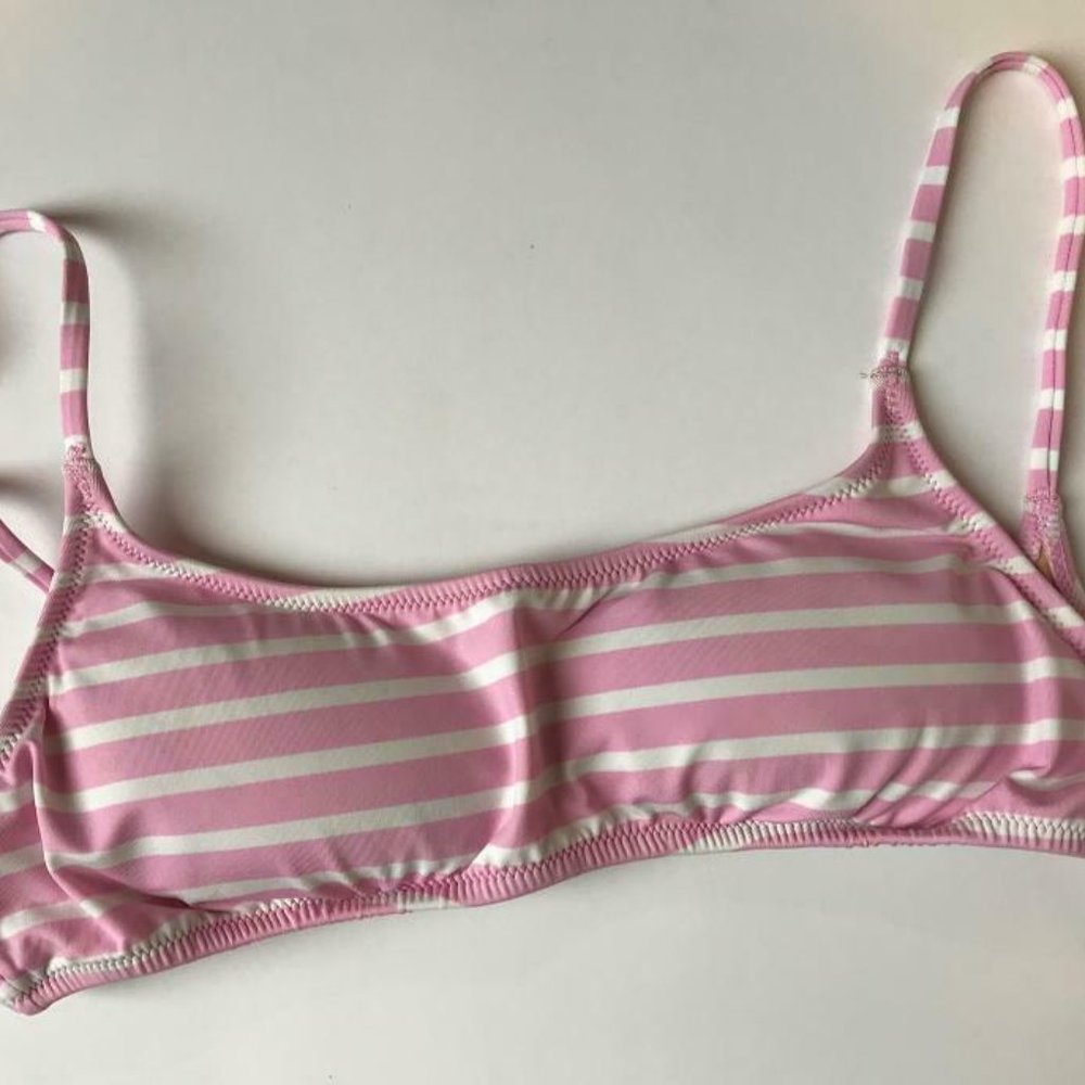 J.Crew $56 Tie-Back Scoop Bikini Top J1826
